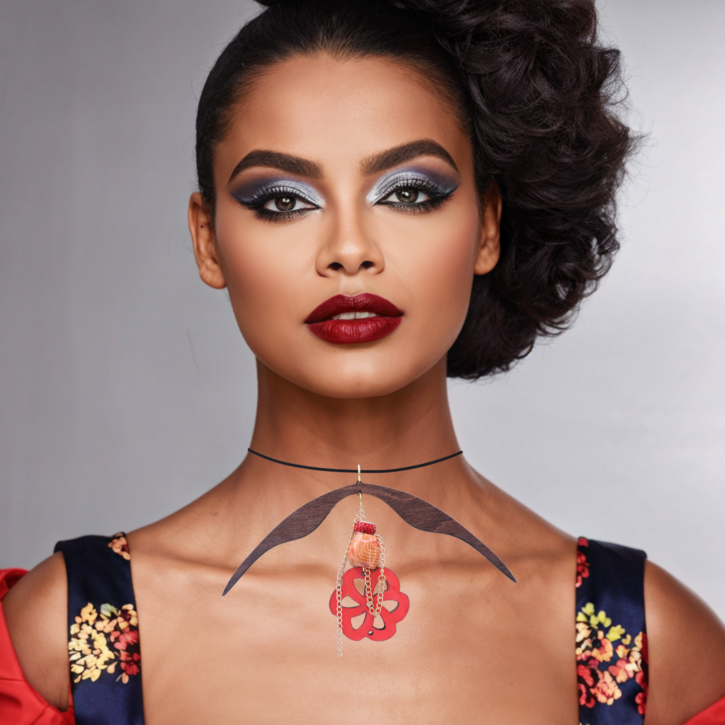 The Scarlet Empress Choker - N341-RED-B