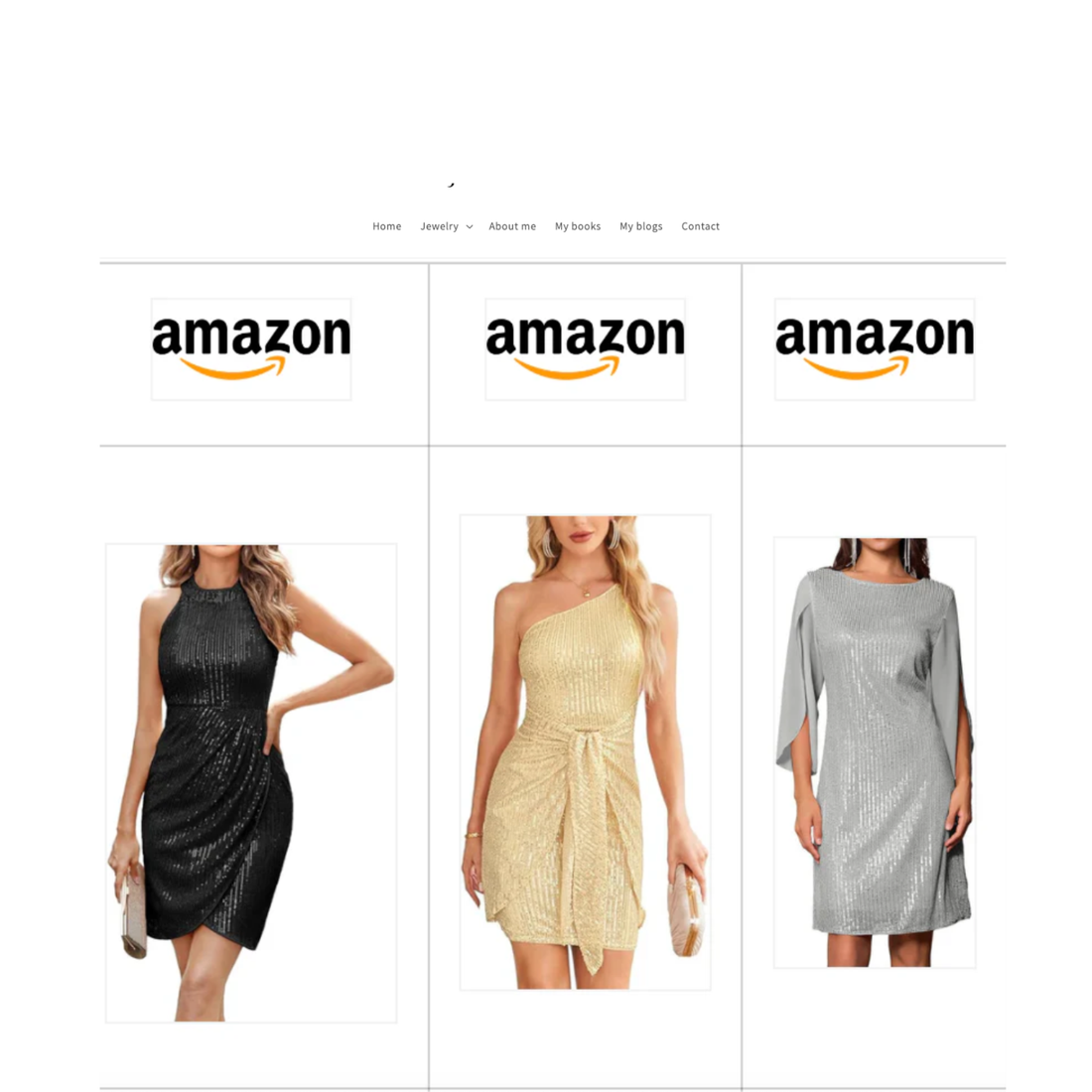 Glamourous dresses on Amazon for earrings E272