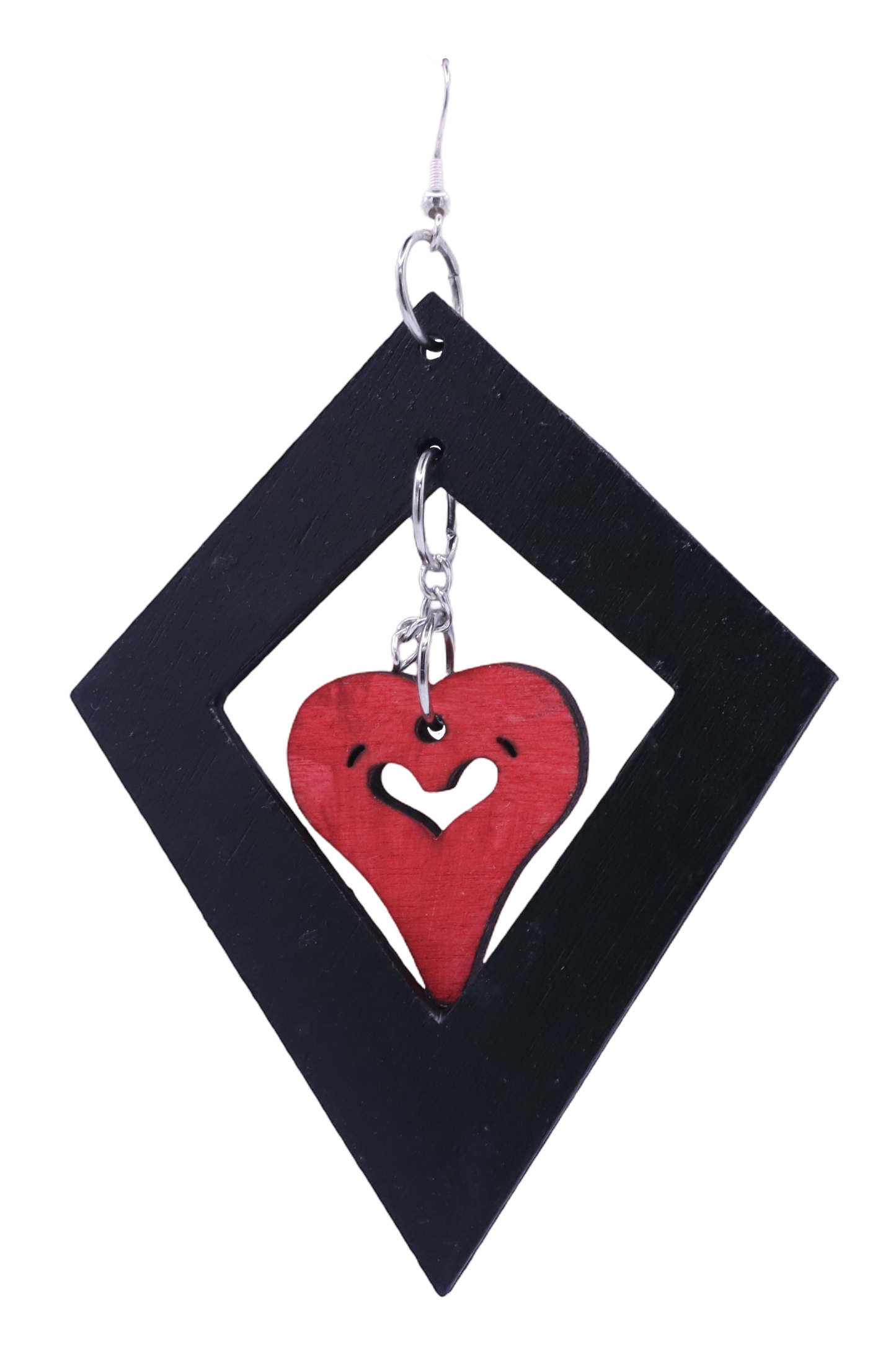 Diamond Heart Earring - E108-DH